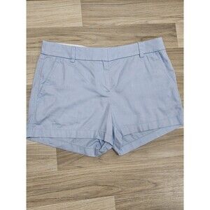 J. Crew Womens Blue Chino Shorts Size 6 Classic Preppy